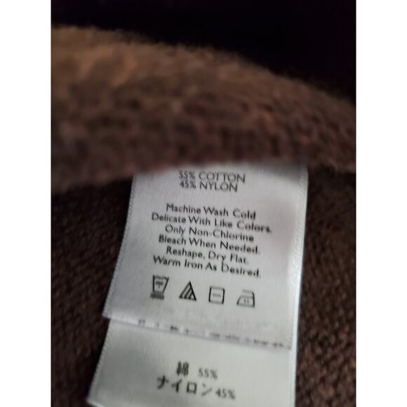 Eddie Bauer Button-Up Brown Cardigan with Pockets Womens Size PL - Picture 6 of 13